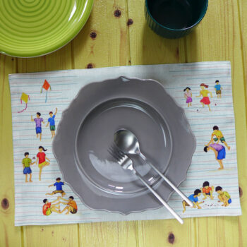 Larong Pinoy Printed Fabric Placemats