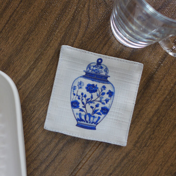 Oriental Jars Beverage Coasters