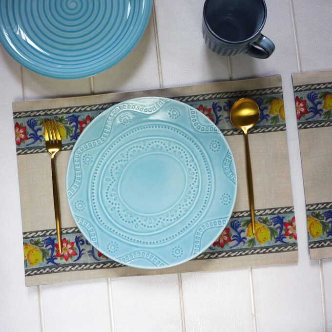 Bellisima Printed Fabric Placemats