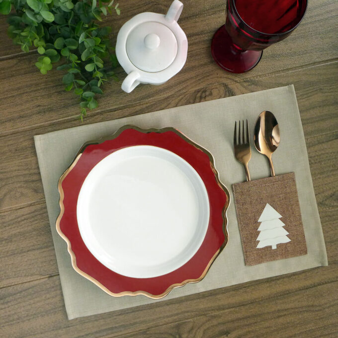 Neutral Pocket Placemats