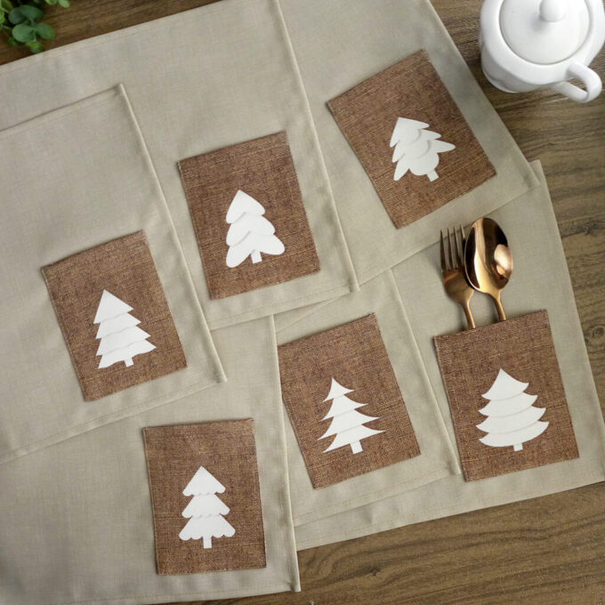 Neutral Pocket Placemats - Image 2