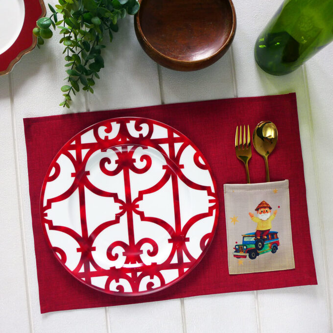 Pinoy Santas Pocket Placemats