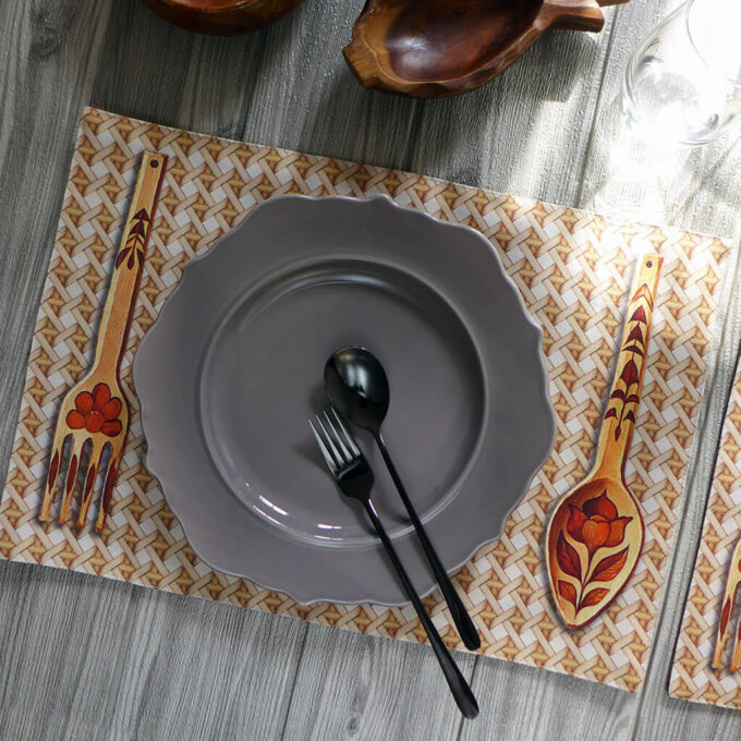 Kutsara Tinidor Printed Placemats