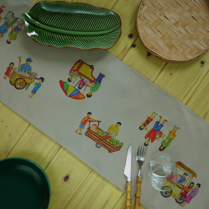 Street Foods Table Runner