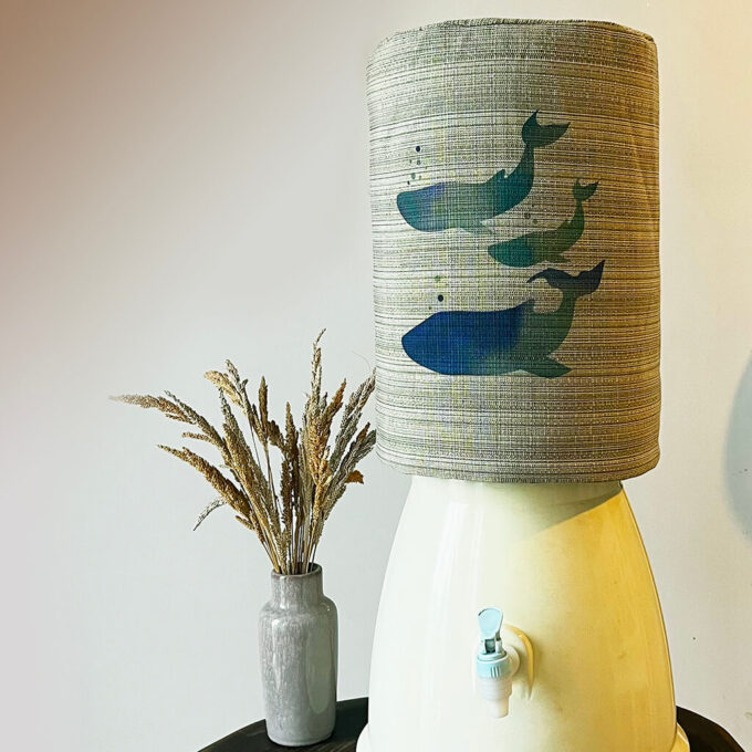Blue Whales Water Dispenser Cover